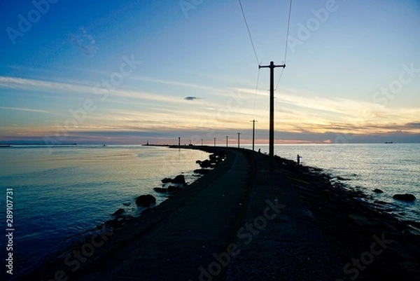 Obraz 三国港エッセル堤