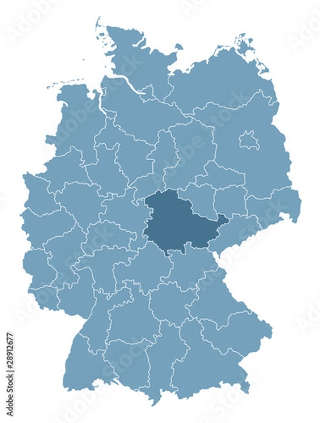 Fototapeta Thüringen