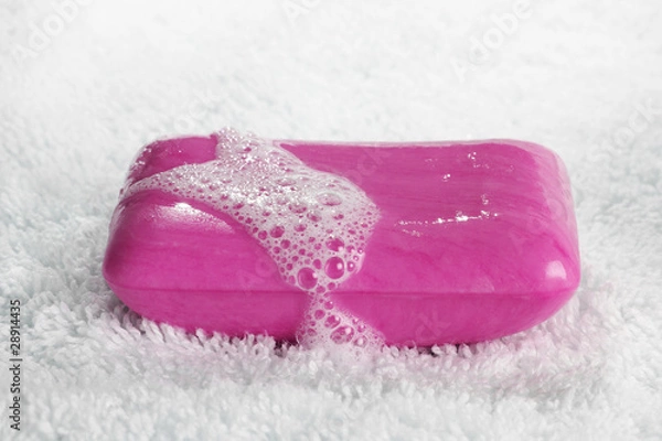 Obraz pink soap bar