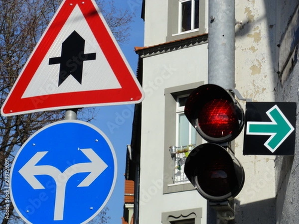 Fototapeta Schilder und Zeichen