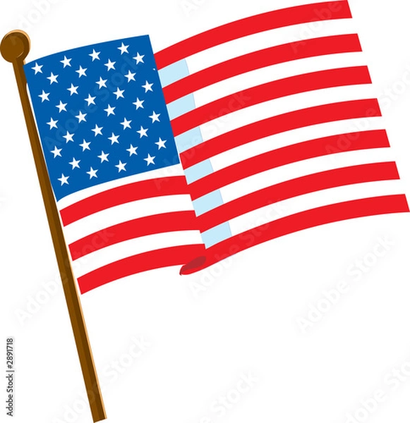 Obraz flaga Ameryki