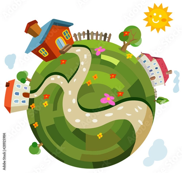 Fototapeta Small Peaceful World