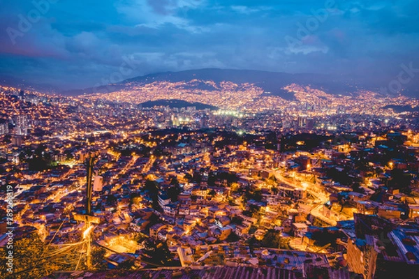 Obraz Sunset sur la Comuna 13