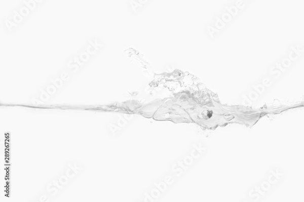 Fototapeta Water splash,water splash isolated on white background,water