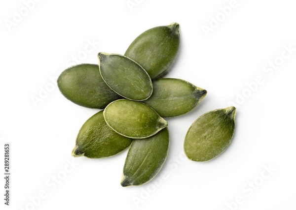 Obraz pumpkin seeds isolated