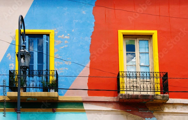 Obraz Hausfassade, La Boca, Buenos Aires