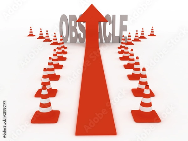 Obraz Overcoming obstacles