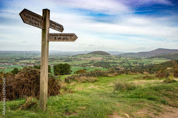 Obraz Sign Post on a Moor