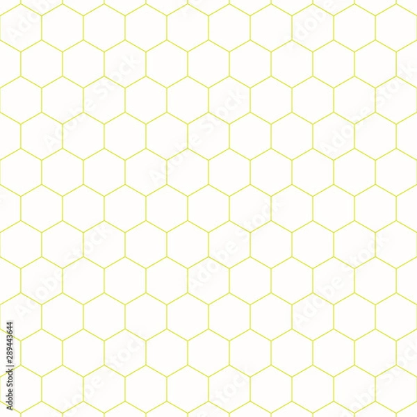 Obraz Pattern of the hexagonal net or honeycomb.