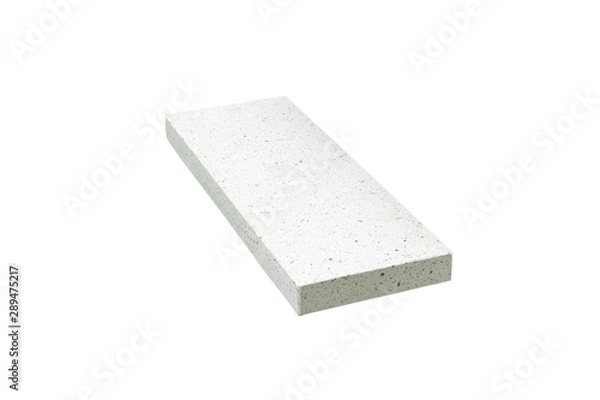 Obraz Cement pad on white background