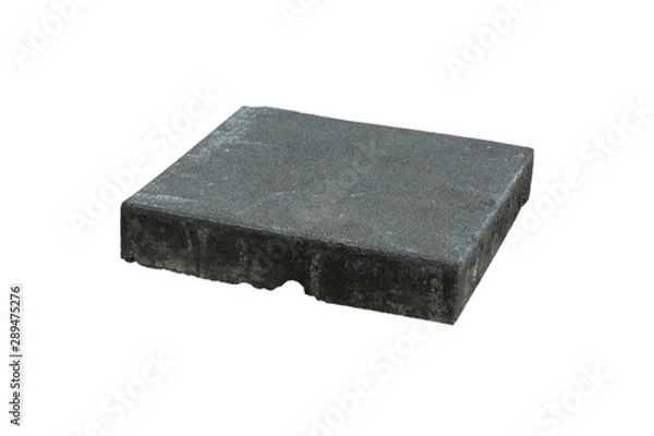 Obraz Cement pad on white background