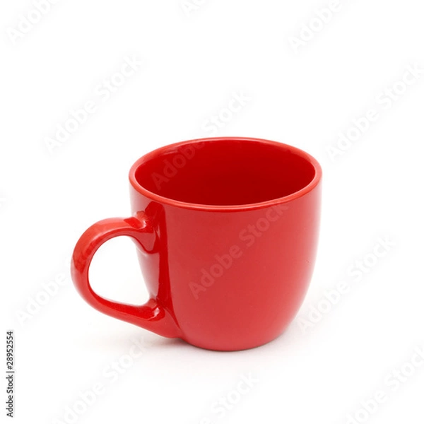 Fototapeta An empty red cup