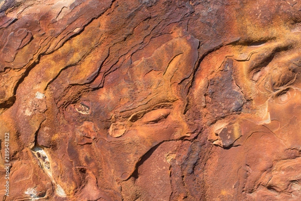 Obraz rock texture martian landscape