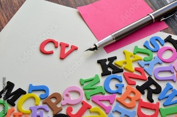 Obraz CV podanie o pracę
