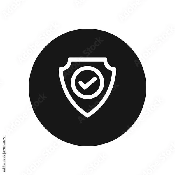 Obraz Safe zone vector icon, simple sign for web site and mobile app.