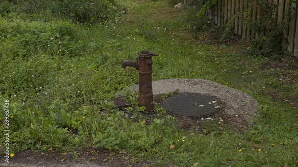 Obraz village, countryside, hamlet