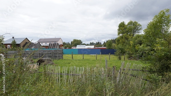 Obraz village, countryside, hamlet