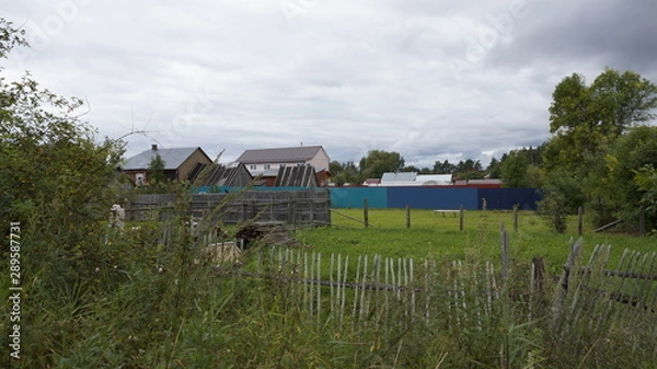Obraz village, countryside, hamlet