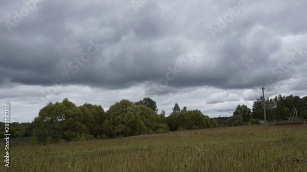 Obraz village, countryside, hamlet