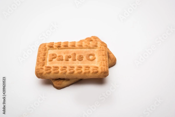 Obraz Nagpur, India - September 13, 2019: Parle G Biscuits popularly known as Chai-biscuit in India - editorial use