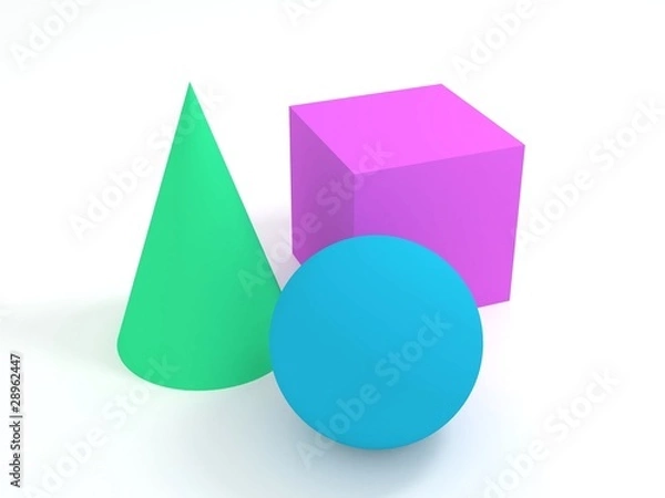 Obraz Geometrical shapes