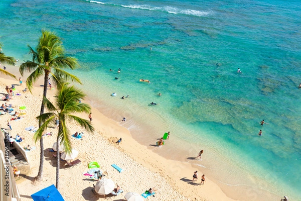 Obraz 【ハワイ】ワイキキビーチ