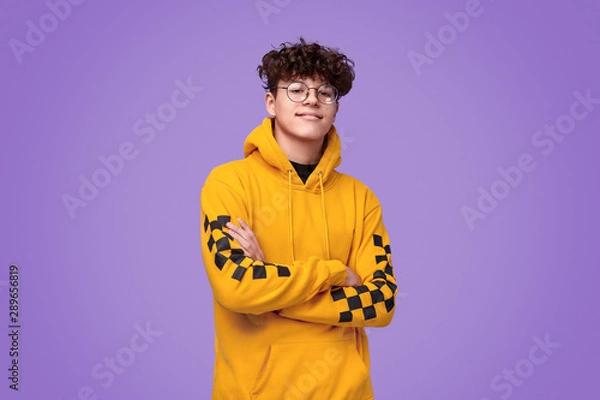 Obraz Confident youngster looking at camera