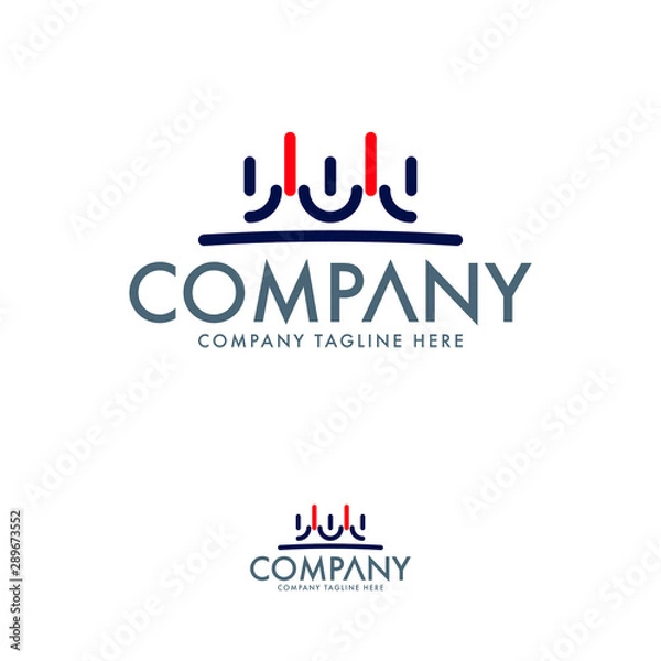 Obraz Bridge logo template