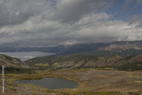 Obraz high on the mountain top