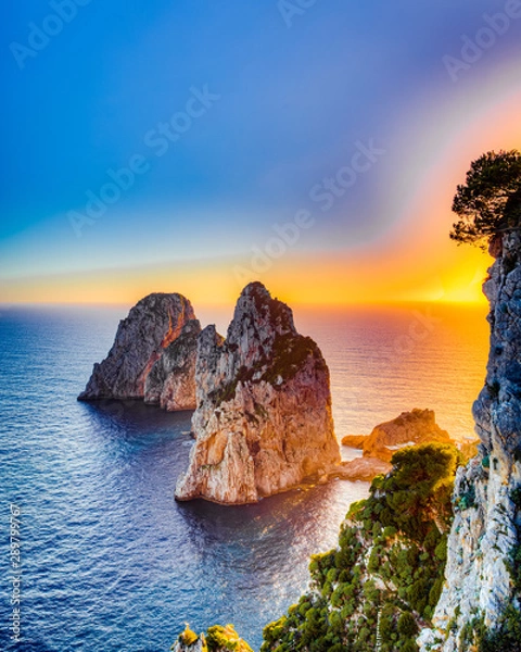 Fototapeta stosy capri