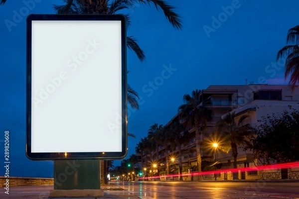 Obraz Blank advertisement mock up