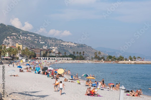 Fototapeta view of the beach