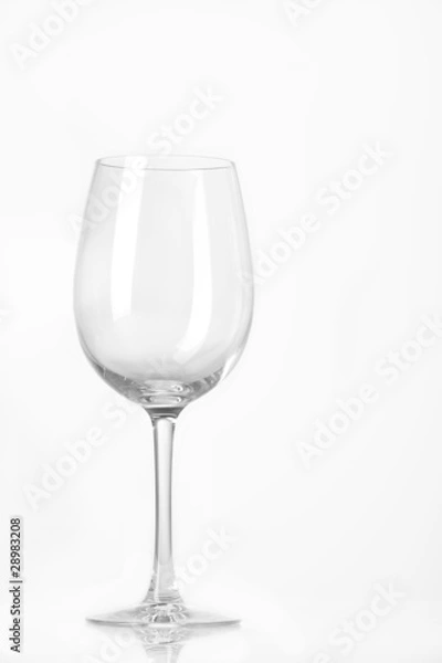 Obraz Empty whine glass