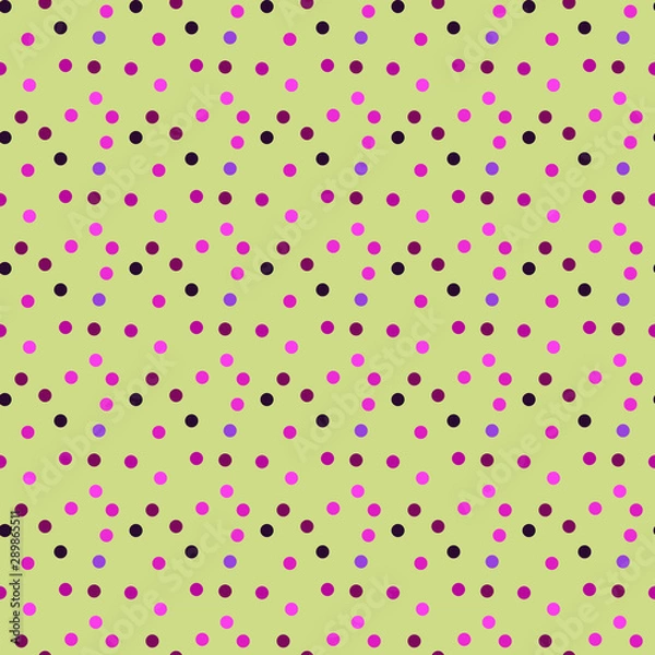 Fototapeta Seamless pattern. Multi-colored circles on a white background.