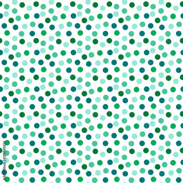 Fototapeta Seamless pattern. Multi-colored circles on a white background.