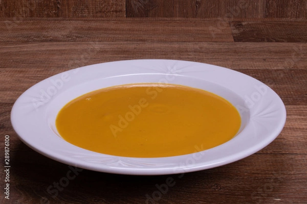 Fototapeta  pumpkin soup