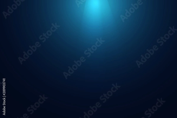 Obraz background with a gradient as light passes through water