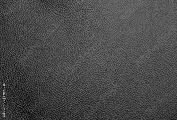 Fototapeta Gray leather fullframe texture closeup macro