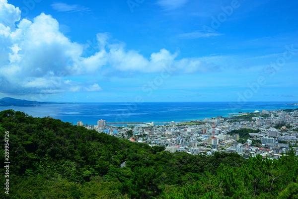 Fototapeta 高台から見下ろす風景