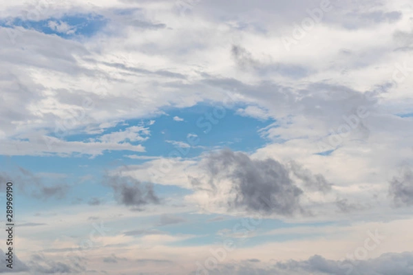 Obraz blue sky with clouds