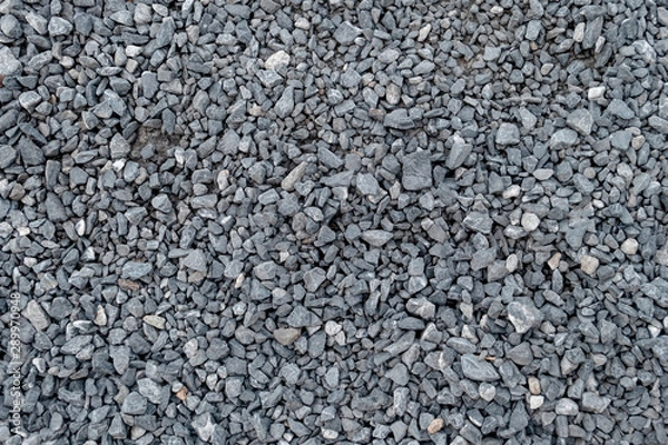 Fototapeta Granite gravel pattern and texture for landscape and construction.