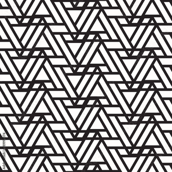 Fototapeta Triangle pattern. Vector background. Geometric abstract texture.