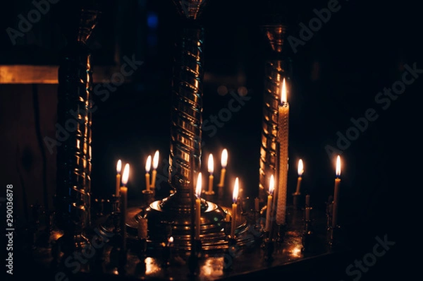 Fototapeta Candle lights