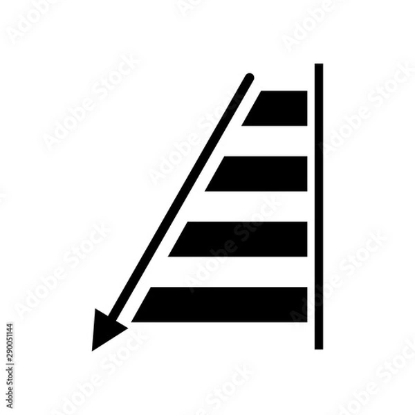 Fototapeta Chart icon vector design template