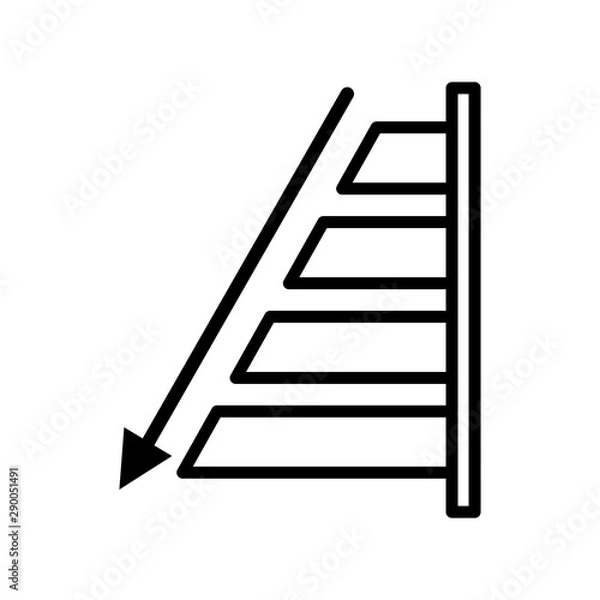 Fototapeta Chart icon vector design template