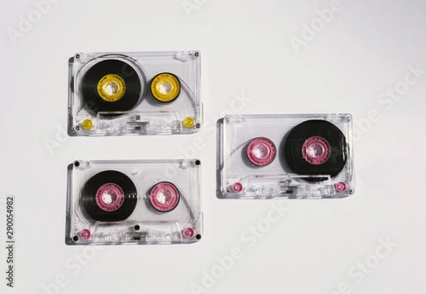 Obraz Transparent tape collection top view