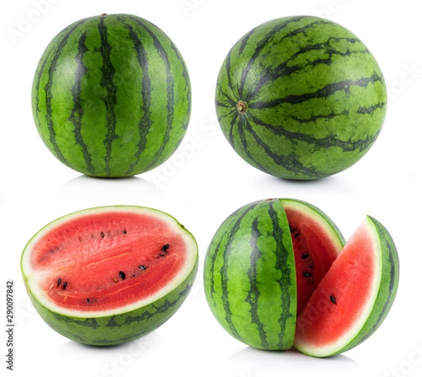Obraz watermelon isolated on white background