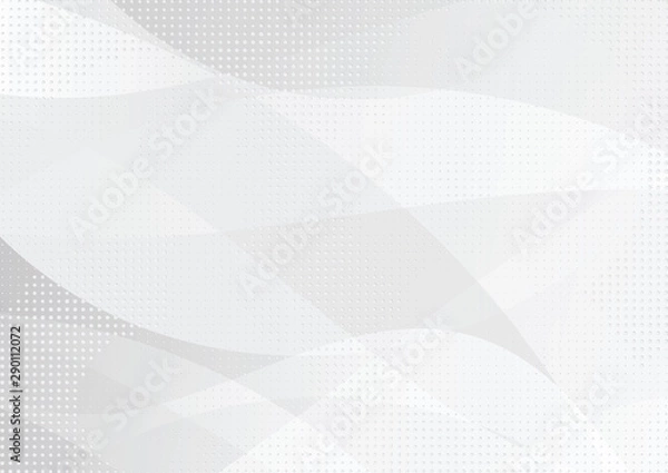 Fototapeta Abstract halftone dotted background. Transparency grunge pattern, dot, circles, shadow.  Gray modern optical pop art texture for posters, sites, business cards, cover, labels mock-up, vintage stickers