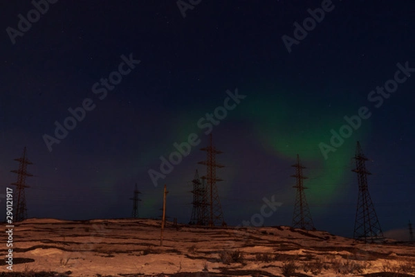 Obraz Aurora Borealis, Norilsk