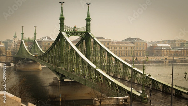 Obraz chain bridge in budapest